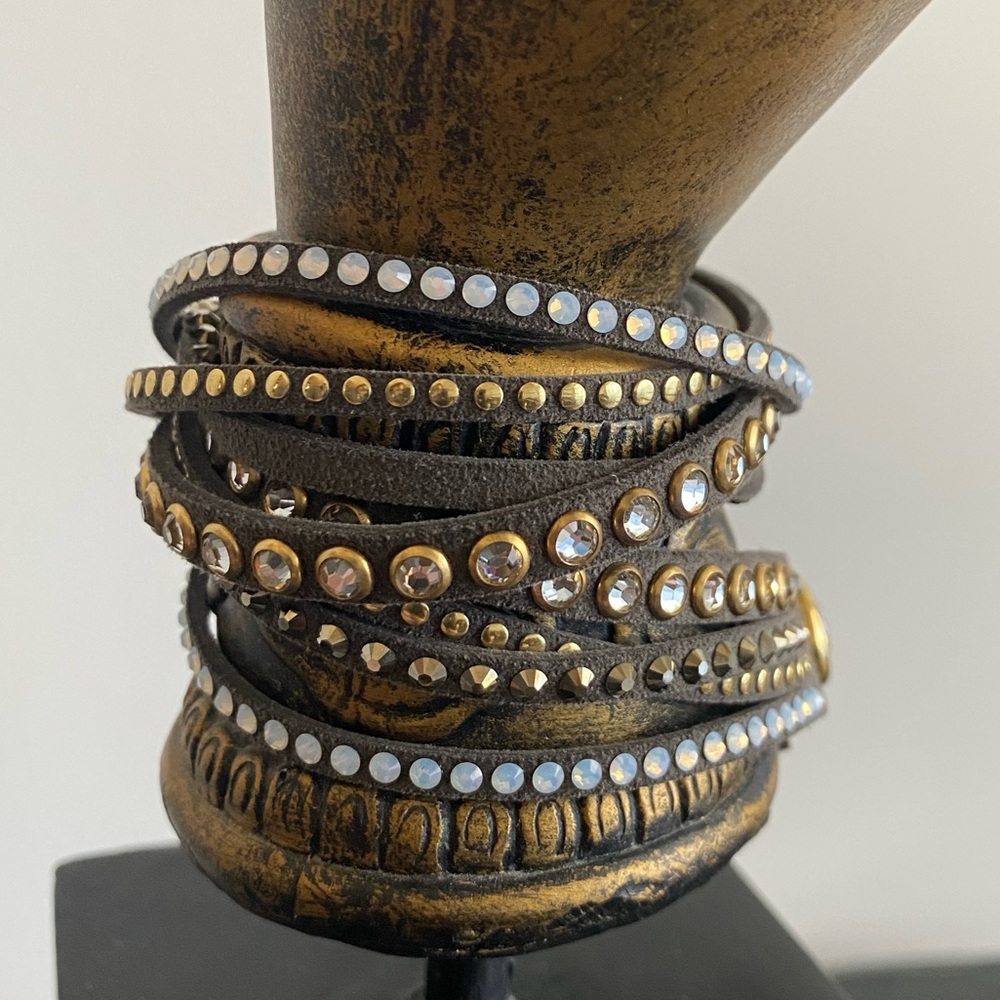 Swarovski Crystal wrap bracelet. Hardly worn, like new.